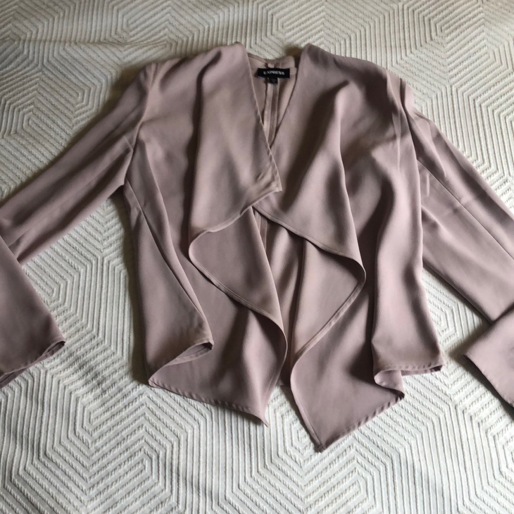 Blush pink blazer